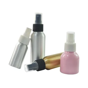 50ml Aluminum Bottle with Fine Mist Sprayer 360° Adjustable Nozzle Perfect for Facial Toners &amp; Refreshing Mists