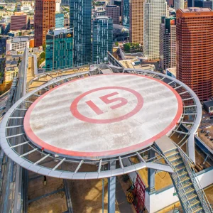 Custom Round helipad