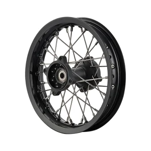 China Supplier Large Black Modified Motorcycle Wire Spoke Wheel Set