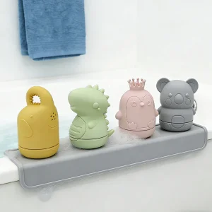 Melikey Montessori Educational Toy Kids Shower Water Toy Set Animal Toddler Bath Toys