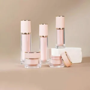 30g 50g Luxury Empty Glass Cosmetic Packaging Cream Container Jar Skincare Set Packaging