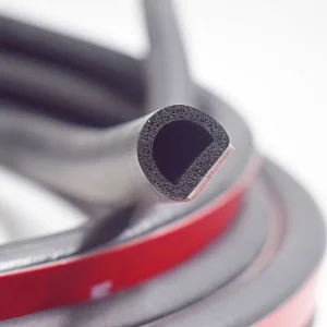 Universal D P Z Shapes Self Adhesive Car Door Rubber Seal Strip Car Weather Stripping
