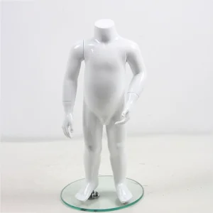2025 New Sale White Window Display Lifelike Cute Child Mannequin