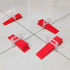 Tile Leveling System Wedges Plastic Tile Wedges Matching Tile Leveling Clips for Ceramic Tile Installation