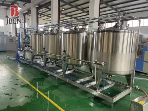 Fully Automatic CIP System for Food Plant Pipeline Cleaning in Place