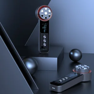 Portable Microcurrent EMS Heating Vibration Anti-Wrinkle RF Beauty Device
