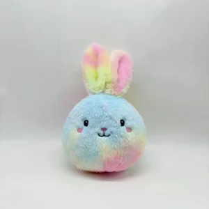 China Cute Round Bunny Plush Set | Colorful Stuffed Animals for Easter & Gifts Manufacturer, Factory