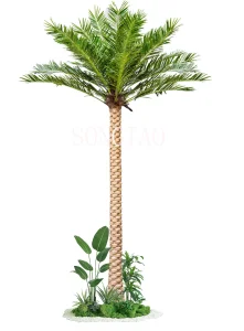 Popular Large-Scale Decorative Artificial Plant Palm Tree Garden Outdoor Engineering Decoration
