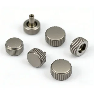 OEM Factory Custom TC4 Titanium Watch Crowns High Precision Auto Lathe Machining Service