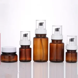 Shampoo and Conditioner Set Plastic Bottle Skincare Beauty Packaging Lotion Pump Bottle Screen Printing 60ml 160ml Factory