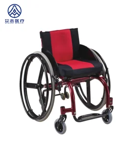 China Medical Equipment of Hospital Furniture Steel Frame of Sports Wheelchair