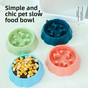 Eco-Friendly Lightweight Dog Slow Feeding Bowl