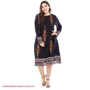 Vestido Chiffon Floral Plus Size para Mulheres