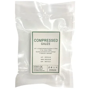 Compressed Gauze