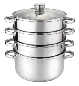 Factory Wholesale Stainless Steel Kitchenware Steamer Set