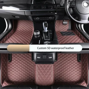 Anti Slip Interior Accessory Luxury Waterproof 3D Specific Car Model Custom Fit Leather Front Back Car Floor Mat for Auto Toyota Camry