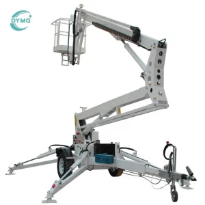 Dymg Truck Mounted Boom Lift Aerial Work Platform Mobile High End 10m to 20m Electric Boom Lift