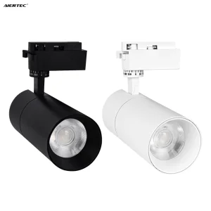 Modern Commercial LED Track Light System Surface Mounted Linear Focus Lighting for Retail Shop Living Room