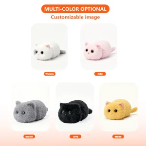 Walulu Stuffed Animals Soft Cat Doll Robot Toy