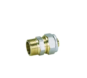 Brass Fittings for Pex-Al-Pex Pipe (Straight Male Connector)