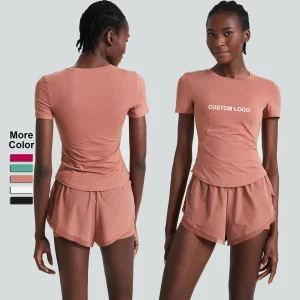 Conjunto de dos piezas, ropa de verano, pantalones cortos y camisetas de manga corta