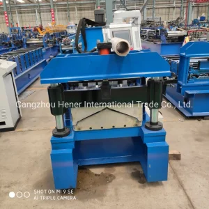Máquina de conformado de rollos para tapajuntas de tejas de acero galvanizado de color diseño europeo