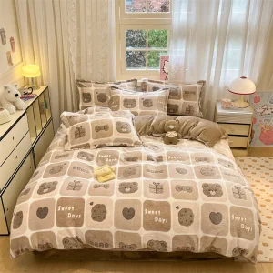 Kawaii Flannel Bedding