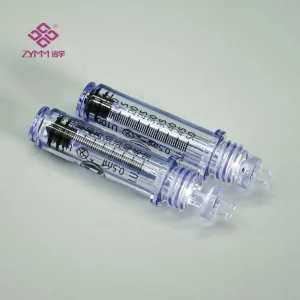 Sterile Needle Zhiyu Free Jet Injector Medicine Cartridge Plastic Disposable Plastic Ampoule