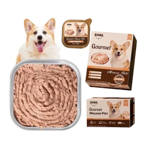 Comida Húmeda Easa Perro Multi Sabor Mousse Paté 100g×12 Latas Carne Alta Palatabilidad Comida Húmeda