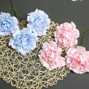 Festive Birthday Tables: Artificial Flowers with Balloon Accents: Silk Daisy Lavender Outdoor Decor Shabby Chic Farmhouse Peony