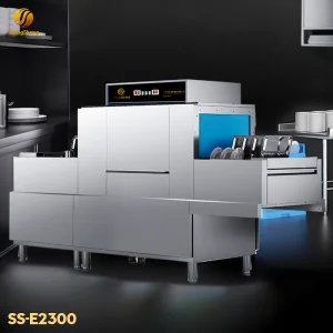 Highly Efficient Automatic Commercial Conveyor Kitchen Dishwasher Machine for Restaurant Hotel School Canteen