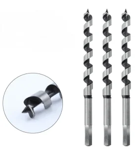 Hot Sale Woodworking Tools High Carton Steel Hex Shank Spiral Flute Auger Wood Drill Bits