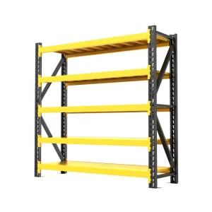Boltless Adjustable 4 Layer Plug in Industrial Heavy Duty Steel Powder Coated 500KG Racking System Warehouse Storage Racks