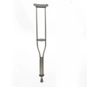 Stainless Steel Underarm Crutch Height Adjusting, Axillary Crutch, Size L/M/S Available