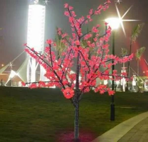 LED Artificial Trees White Outdoor Cherry Tree Artificial Crafts
