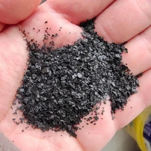 Reliable Potassium Humate Shiny Flakes Degraded Tired Soil Revival Amendment