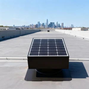 China Supply Vent Goods Air Conditioner Solar Powered Ventilator Industrial Roof Exhaust Fan New-Solar Energy Systems