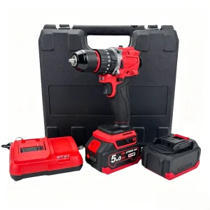 High Precision 21V Brushless Cordless Impact Drill 35Nm Torque Rechargeable Lithium Battery Household Industrial Use DIY Power