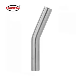 Custom Standard 1.5D 25 Degree Stainless Mild Steel Bent Exhaust Pipe Elbow Mandrel Bends
