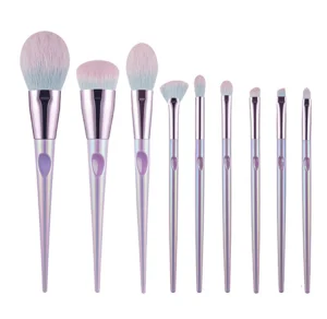 Gold Plating Eyebrow Blending Makeup Brushes Set