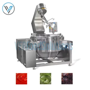 Heavy-Duty Mango Jam Cheese Sauce Planetary Cooking Mixer Boiler Machine
