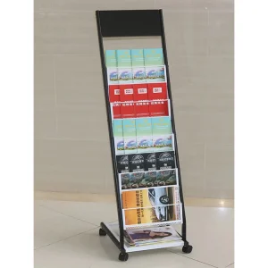 Magazine Catalog Holder A4 Size Brochure Rack Stands for Promotional Advertising