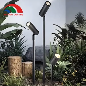 حديث 3W 5W 7W 12W مصباح سبايك LED COB مثبت على عمود طويل للمناظر الخارجية IP65 ضوء حديقة مقاوم للماء لشجرة