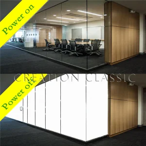 10mm Privacy Switchable Electronic Curve and Flat Dimming Smart Glass