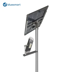 Bluesmart Commercial Sports Field 60W 80W 100W High Quality Outdoor Solar LED Floodlight with Solar Panel
