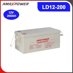 Amaxpower 12V 200ah Maintenance Free Battery Sealed Lead Acid Storage Battery for UPS/Bts-Stations/ Control System/Medical Equipments/Pond-Fountain-Pumps