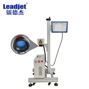 Leadjet 20W Portable Fibre Laser Printer on PVC Pipes and Metal Products