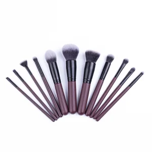 Essentials Collection Sparkle Gold Glam Bow Brush Set for Face &amp; Eye Makeup-Daily Use
