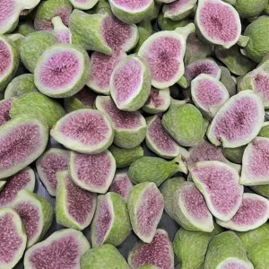 Manufacturers Bulk Wholesale Freeze Dried Figs Snacks Raw Materials Baking Cut Half Dried Fruit Fig Freeze Dried Fruit