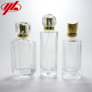 Customized 100ml Clear Cosmetic Perfume Bottle